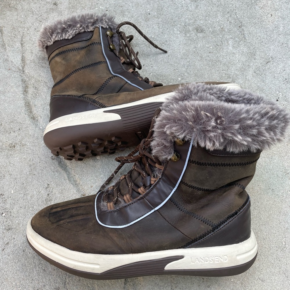 Lands End Chill Action Winter Boot Mens 9